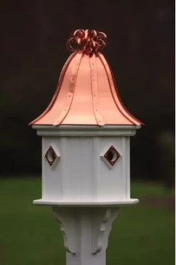 Copper Roof Birdhouse 34x14 Ribbon Detail 4 Portals
