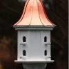 Copper Roof Dovecote Birdhouse 36x14 Ribbon Detail- 8 Perches 2 Copper Roof Dovecote Birdhouse 36x14 Ribbon Detail- 8 Perches -The Birdhouse Chick BH14 8 BC 20CURLY