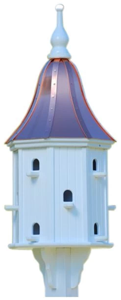 Copper Roof Dovecote Birdhouse 42x16 -The Birdhouse Chick BH16 12 BC BELL