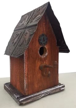 Barn Wood & Tin Rustic Birdhouses -The Birdhouse Chick Barn wood rustic birdhouse rust