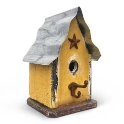 Barn Wood & Tin Rustic Birdhouses -The Birdhouse Chick Barnwood Tin Birdhouse