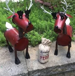 Bobble Head Reindeer Pair