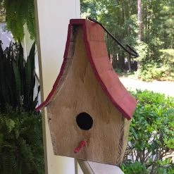 Boho Chalet Hanging Birdhouse- 4 Colors