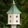 Copper Roof Birdhouse 28x12- 8 Portals -The Birdhouse Chick Copper Roof Birdhouse 28x12 portals