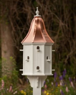Copper Roof Dovecote Birdhouse 42x16