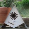 A-Frame Vintage Spark Plug Birdhouse -The Birdhouse Chick JVS WH AFRME