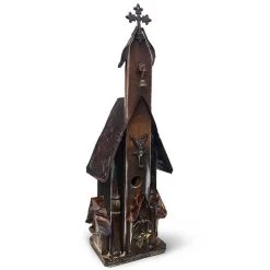 Large Church Birdhouses -The Birdhouse Chick Large Church Birdhouse Brown
