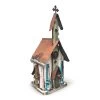 Large Church Birdhouses- 3 Colors -The Birdhouse Chick Large Church Birdhouse White
