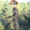 Large Wave Thistle Bird Feeder 2 Large Wave Thistle Bird Feeder -The Birdhouse Chick Large Wave Thistle Bird Feeder