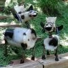 Recycled Metal Spotted Cows -The Birdhouse Chick MW COW