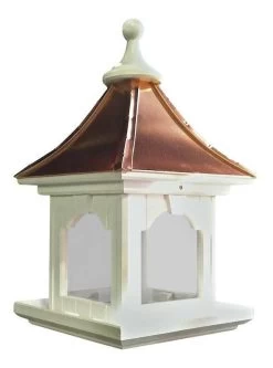 Copper Roof Bird Feeder With Large Capacity - Hanging 7 Copper Roof Bird Feeder With Large Capacity - Hanging -The Birdhouse Chick RWLCH S12 55f6ebad a3ee 41b5 8b0c 4daa06095582