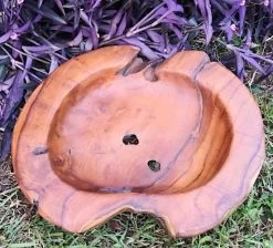 Decorative Teak Wood Bowls -The Birdhouse Chick Teak Bowl F
