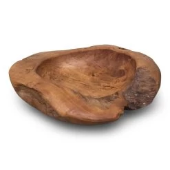 Natural Teak Root Bowls- 2 Sizes -The Birdhouse Chick Teak wood bowl 10 sm