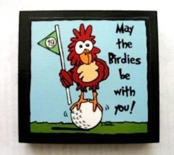 Birdies Golf Plaque