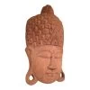 Wooden Buddha Face Wall Decor -The Birdhouse Chick buddha natural