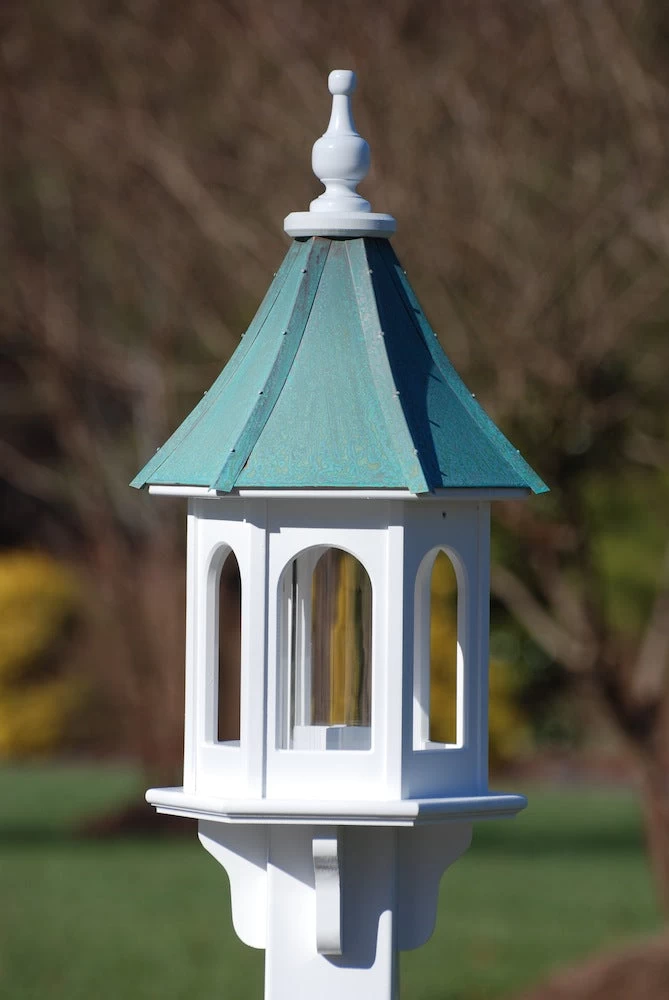 Copper Roof Gazebo Bird Feeder - 28x10 4 Copper Roof Gazebo Bird Feeder - 28x10 - Image 2