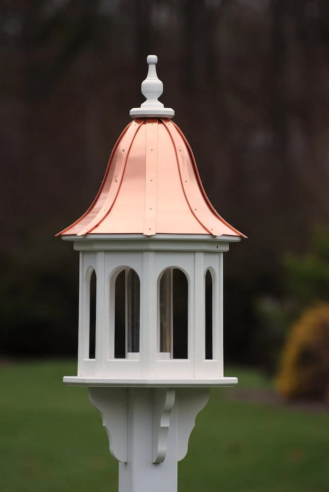 Copper Roof Gazebo Bird Feeder- Vinyl/PVC 36x14