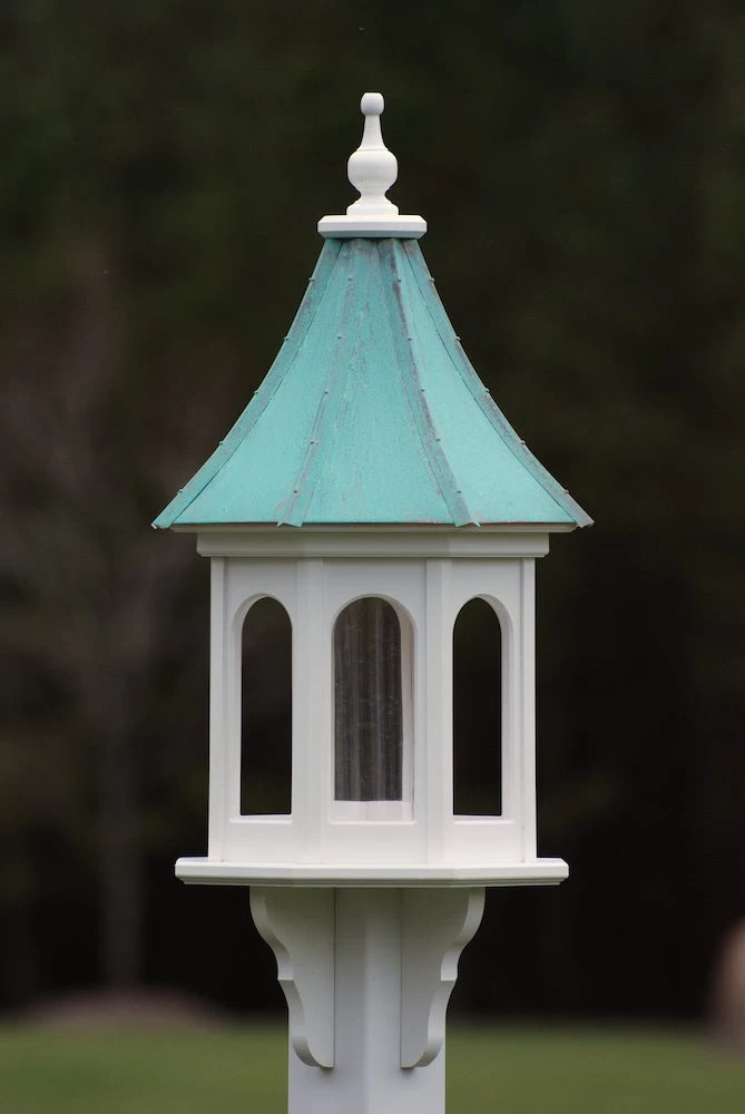 Copper Roof Gazebo Bird Feeder Slope- 36x14