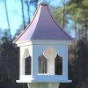 Copper Roof Bird Feeder Square Gazebo - 36x14