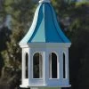 Copper Roof Bird Feeder Large Gazebo Style - 42x16 -The Birdhouse Chick copper roof bird feeder vinyl pvc 42x16 2