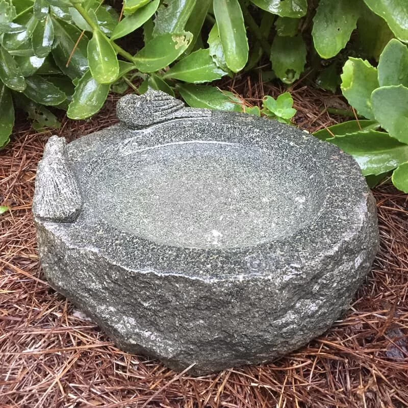 Granite Bird Bath 3 Granite Bird Bath
