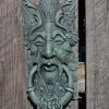 Green Man Cast Door Knocker-Gate Keeper 1 Green Man Cast Door Knocker-Gate Keeper -The Birdhouse Chick green man door knocker