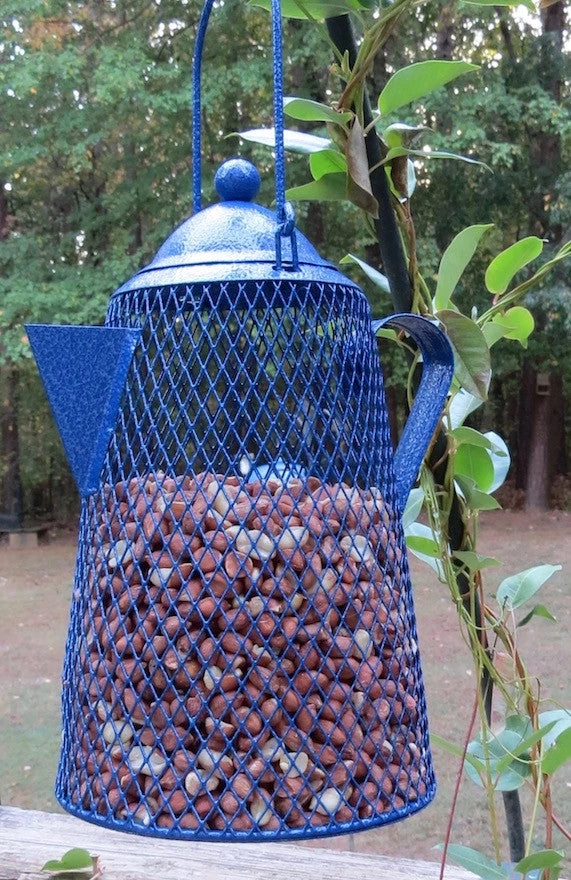 Teapot Bird Feeder- Peanuts/Sunflower 4 Teapot Bird Feeder- Peanuts/Sunflower - Image 2