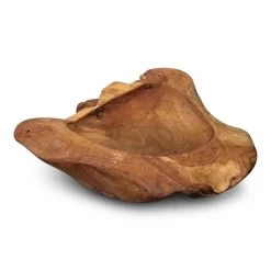 Natural Teak Root Bowls- 2 Sizes -The Birdhouse Chick teak wood bowl 1