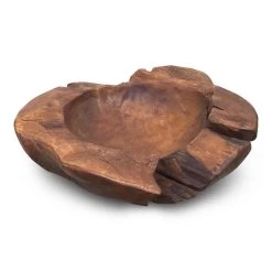 Natural Teak Root Bowls- 2 Sizes -The Birdhouse Chick teak wood bowl 3