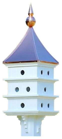 Copper Roof Purple Martin House 52x18 7 Copper Roof Purple Martin House 52x18 -The Birdhouse Chick traditional birdhouses